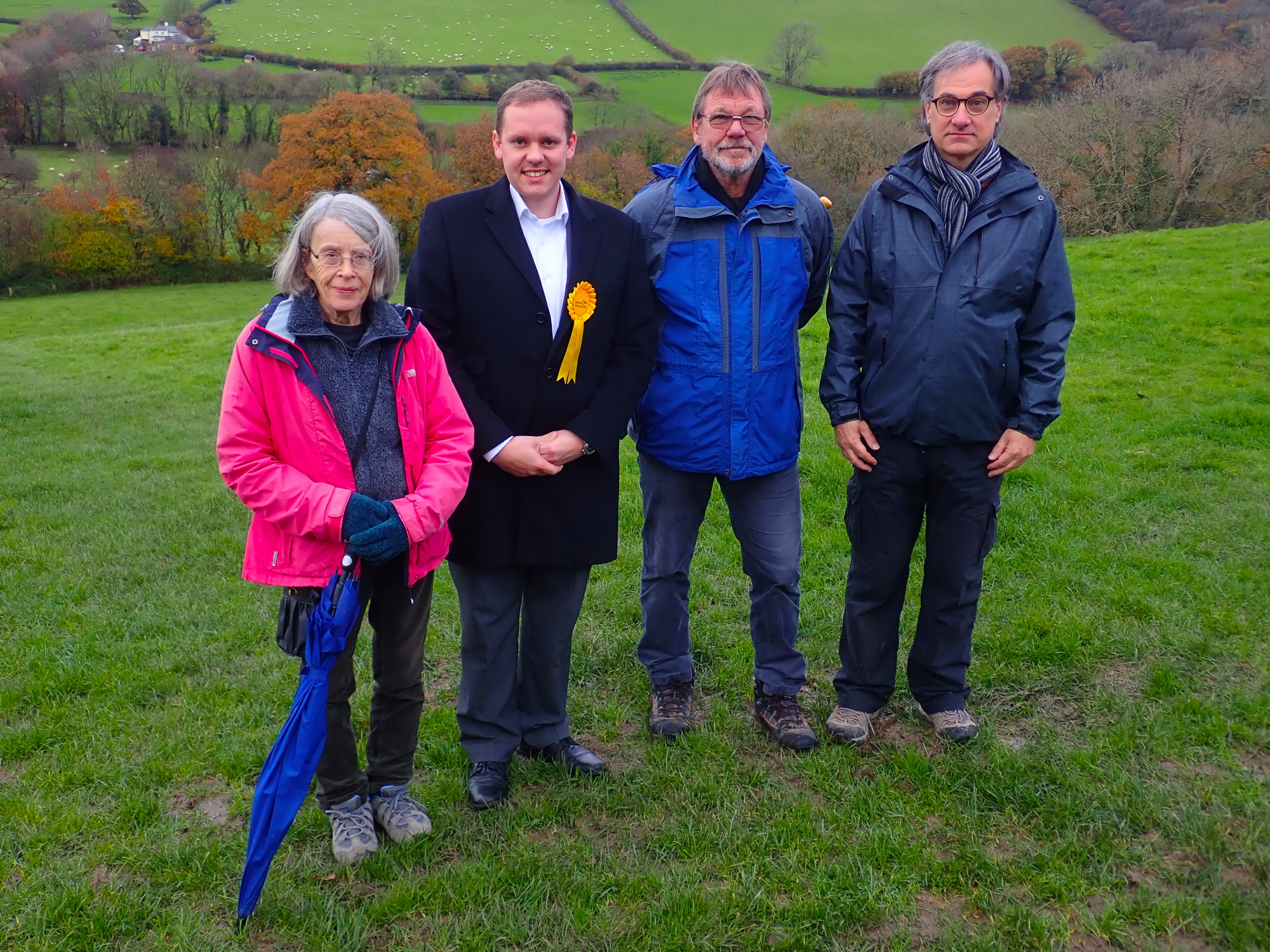 Alex White Lib Dem candidate in Manning's
                        Pit