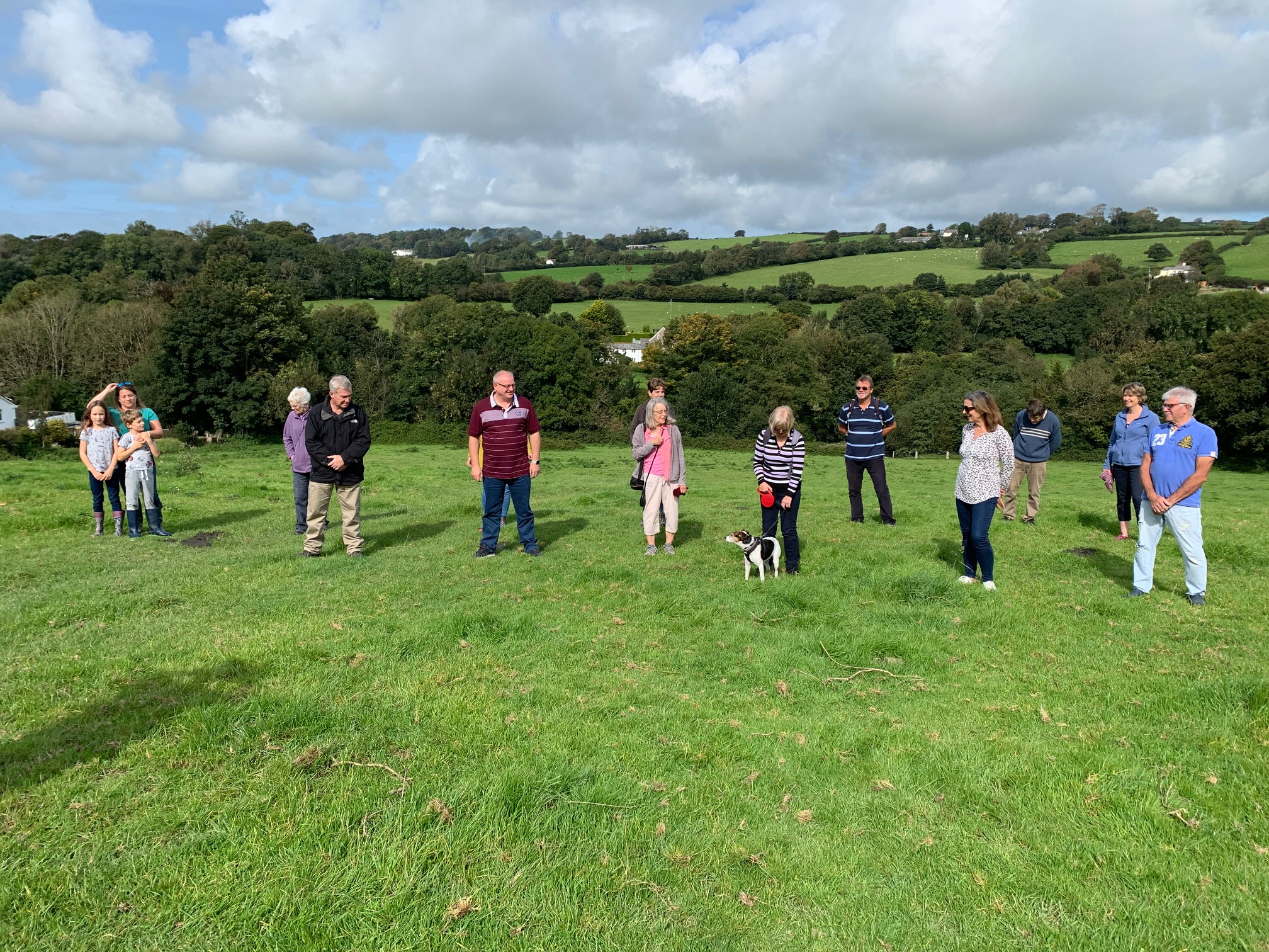 Councillors in
                                                  Manning's Pit