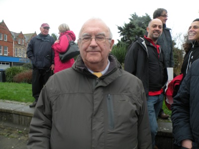 Pilton Councillor Brian Greenslade, after the
                March