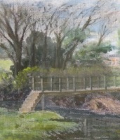 Sketch of Manning's Pit bridge by Margaret
                        Reed