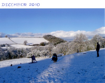 People sledging