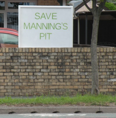 Sign on A361